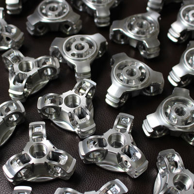 Bộ phận gia công nhôm CNC cơ khí Bề mặt bạc Anodizing chính xác cao