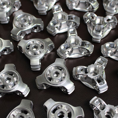 Bộ phận gia công nhôm CNC cơ khí Bề mặt bạc Anodizing chính xác cao