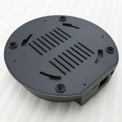 Gia công CNC Các bộ phận tạo mẫu nhanh ABS với màn hình lụa LOGO được sơn đen